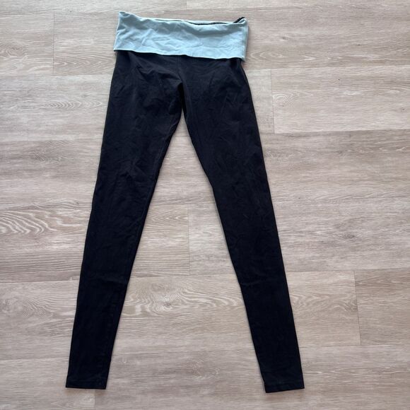 Y2K Victoria's Secret "Angels Have More Fun" Fold-Over Leggings-Size S - Picture 3 of 9